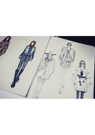 Fashionary Çizim Defteri Bayan A5