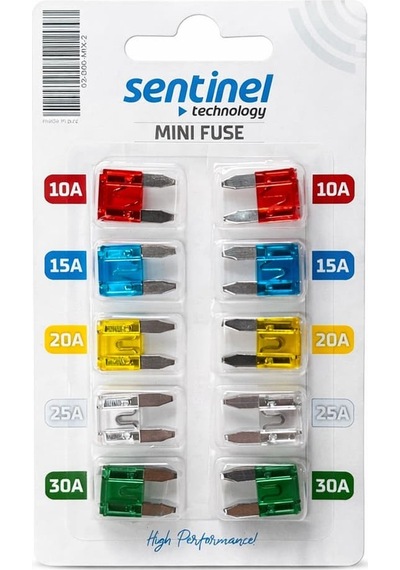 Karışık Mini Bıçak Sigorta 10'lü Paket 25