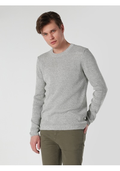 Colin's Slim Fit Yeşil Erkek Triko Kazak CL1061674_Q1.V1_KHA