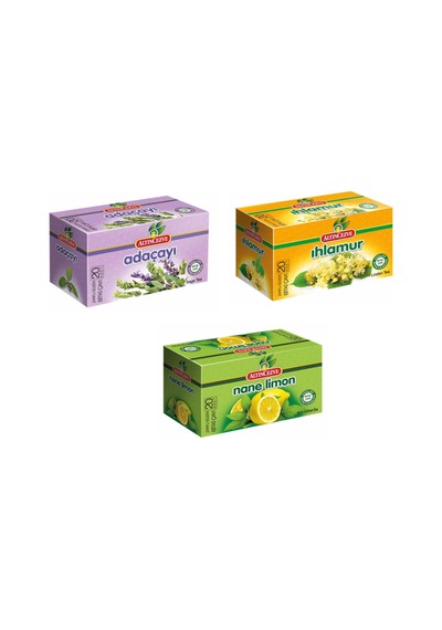 Altıncezve Nane Limon + Adaçayı + Ihlamur Bitki Çayı 3'lü