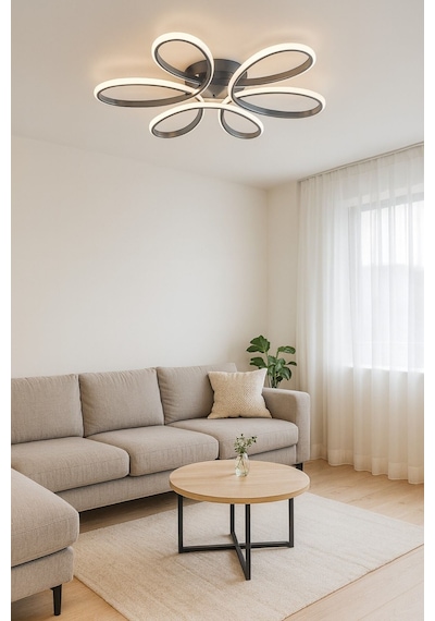 Krom Renk Modern Tasarım Yatak Odası - Salon - Mutfak Gün Işı... Krom