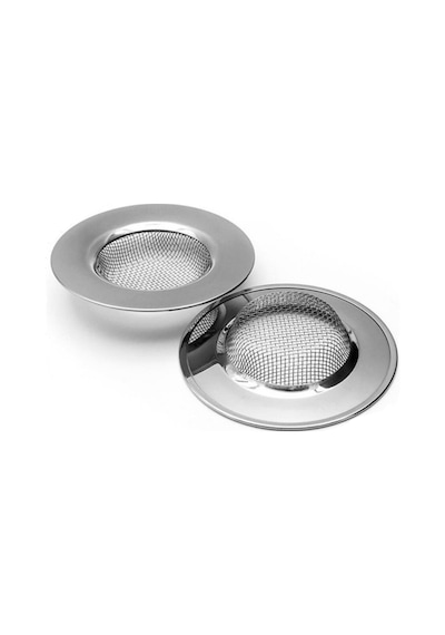 2 Adet, 7,5 Cm Lavabo Süzgeci, Paslanmaz Çelik Evye Süzgeci Metal Diğer