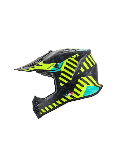 Sway 618 Alert Çocuk Cross Kaskı Bisiklet Motosiklet Enduro Kask L Beden Mat Siyah Sarı Çocuk Kaskı Siyah - Sarı