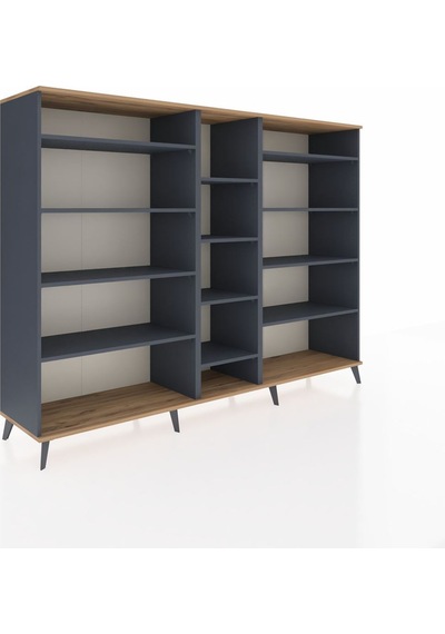 Hyperion Dolap 11 Raflı 220x44x163 Antrasit-çam/antrasit Atlas Çam/antrasıt - Antrasıt Hyperion Dolap 11 Raflı 220x44x163 Antrasit-çam/antrasit Atlas Çam/antrasıt - Antrasıt