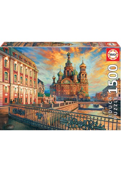 Educa Puzzle 1500 Parça Saint Petersburg 18501