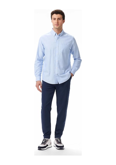 Nautica Erkek Mavi Classic Fit Gömlek-11418 Mavi