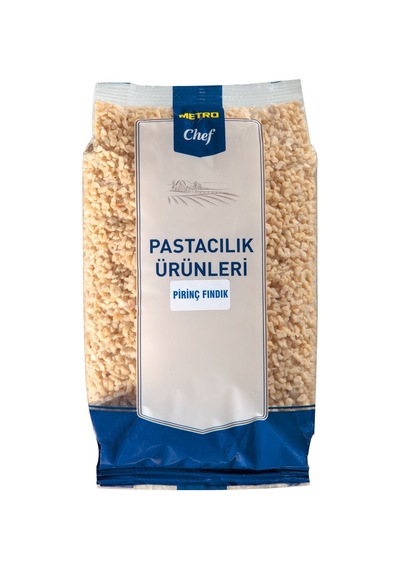 Metro Chef Pirinç Fındık 1 Kg - Pastacılık Ve Süsleme İçin İdeal 2'li Ekonomik Paket - 2 Adet Tarı