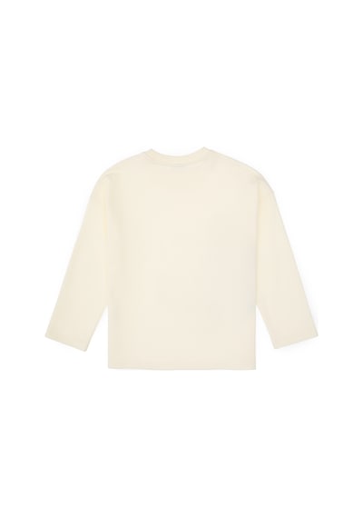 U.S. Polo Assn. Kız Çocuk Krem Bisiklet Yaka Sweatshirt 50317921-VR256