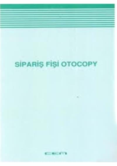 Cem Sipariş Fişi 2-50 3 Nüsha N11.3175