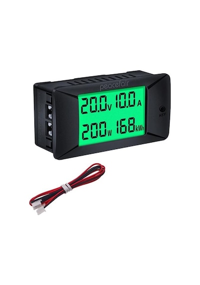 PZEM-025 0-300V 50A Voltmetre Ampermetre - Batarya Kapasite Yönet