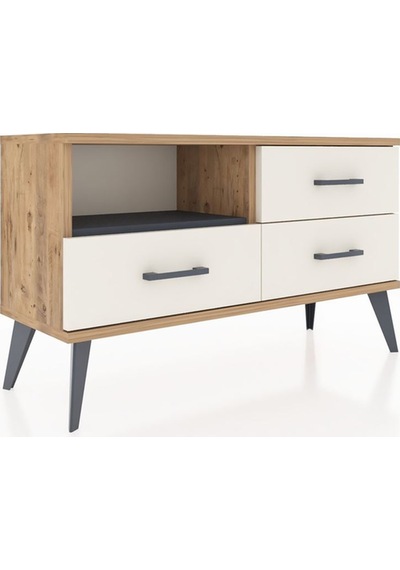 Arges Şifonyer Tek Raflı 3 Çekmeceli 88x30x48 Çam-antrasit/aytaşı Antrasit/aytaşı Arges Şifonyer Tek Raflı 3 Çekmeceli 88x30x48 Çam-antrasit/aytaşı Antrasit/aytaşı