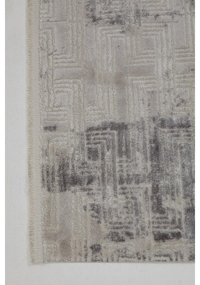 Çam Halı Eliza 4321 Gri Enti Halı Modern Desenli Makine Halısı