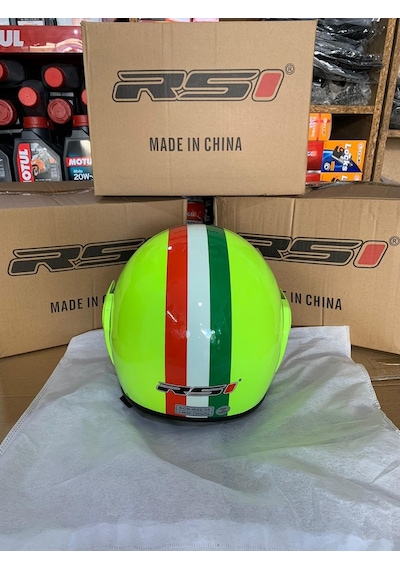 Rs1 Kask Motosiklet Yarım Çenesiz Kask Motosiklet- Kampanyalı L