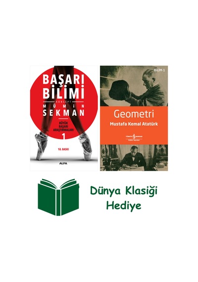 Başarı Bilimi + Geometri + Dünya Klasiği Hediye