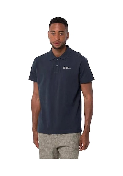 Jack Wolfskin Essential Polo M Erkek Polo T-shirt 1809301tr Antrasit - Lacivert