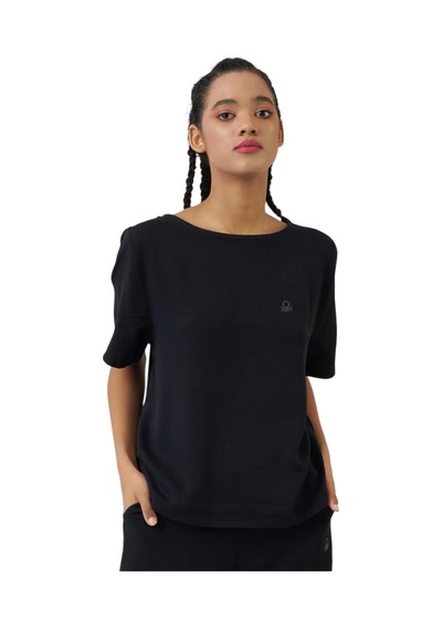United Colors Of Benetton Kadın T-shirt Bnt-w21066 SIYAH