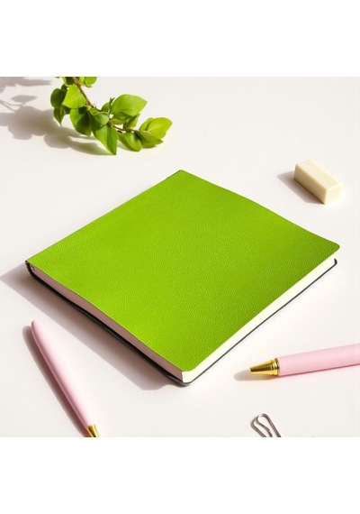 Defter, Noktalı Not Defteri Pu Deri Not Defteri 16,5x16,5 Cm, 96 Yaprak 192 Sayfa , 90 Gr Ivory Kağıt, Esnek Çok Renkli