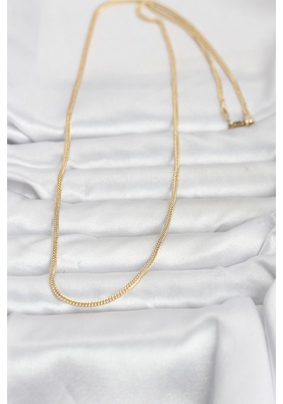 Cm 14k Gold Renk Dolgun Zincir Model 60 Cm Kadın Kolye - Lisinya altın