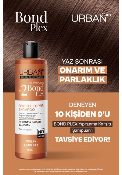 Bond Plex Restore Repair Yıpranma Karşıtı Şampuan Süt Yağ Bakım Seti 3'lü-vegan