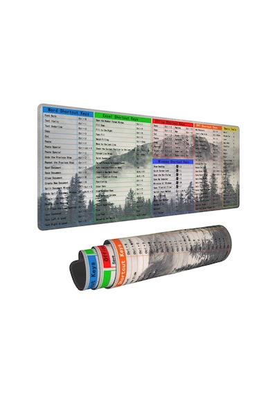 Tr Excel Word Power Point Kısa Kesim Kısayollar Tuşlar Bilgisayar Komut İstemi Dağ Mouse Pad Oyun Klavyesi Mousepad
