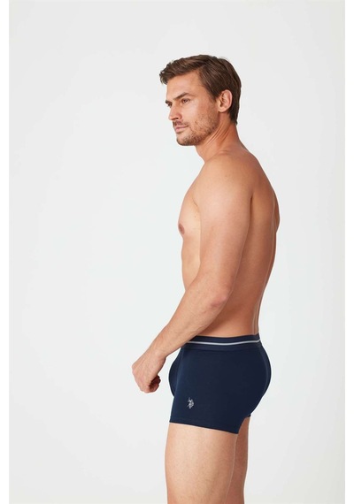 U.s. Polo Assn. Erkek Lacivert - Gri Melanj 2 Li Boxer Lacivert