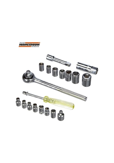 Mannesmann 206 Lokma Takımı, 1/4" 3/8", 20 Parça