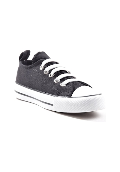 Cool Luis Siyah Kısa Unisex Çocuk Lastikli Spor Ayakkabı 001