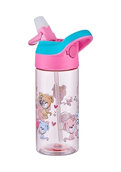 Ayrex Vagonlife Fiftyfifty 500ml Tritan Kalın Pipetli Çocuk Okul Su Matarası Genel