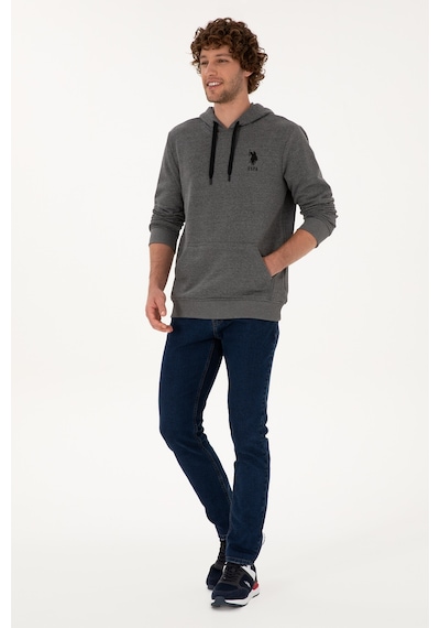 U.s. Polo Assn. Erkek Antrasit Melanj Sweatshirt 50307703-vr081 Antrasit Melanj