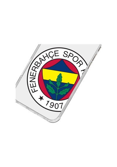 İphone 15 Uyumlu Fenerbahçe Büyük Logo Şeffaf Lisanslı Telefon Kılıfı
