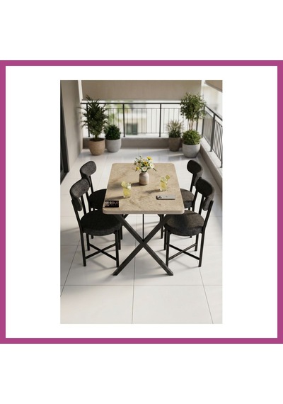 Gees Global Mutfak Masası 4 Sandalyeli Set 110x70 Cm Modern Bahçe Cafe Masa Takımı 4 Kişilik Tedy 9883 Anstrasit Gbzs Çok Renkli Gees Global Mutfak Masası 4 Sandalyeli Set 110x70 Cm Modern Bahçe Cafe Masa Takımı 4 Kişilik Tedy 9883 Anstrasit Gbzs Çok Renkli