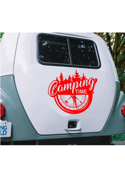Kamp Sticker - 4x4 Off Road Adventure Avcı Sticker - Araba Oto Motosiklet Karavan Sticker - 02168 50 Cm