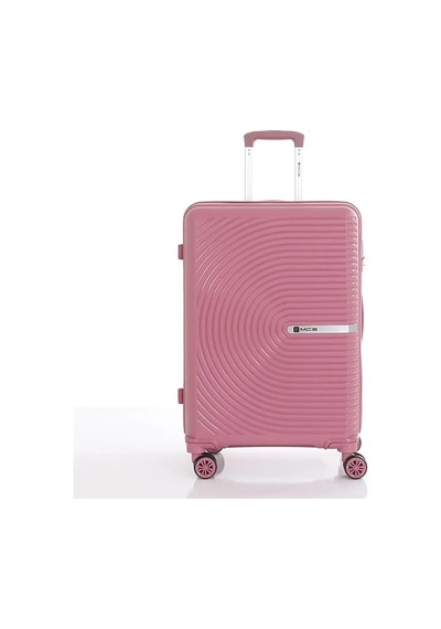 Mçs 3lü Set Kırılmaz Silikon Seyahat Valizi Bavulu V374 K.pudra Koyu Pembe
