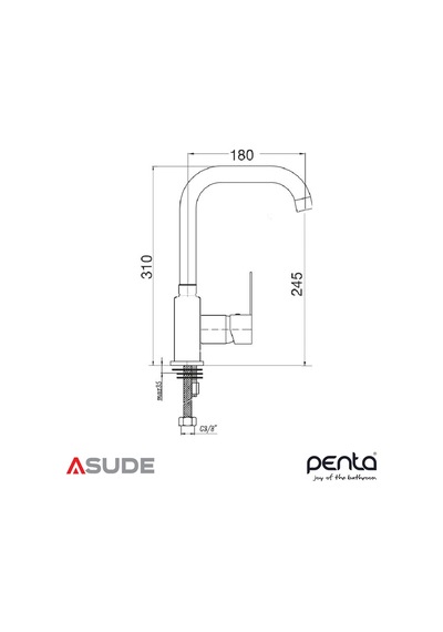 Penta P915b Black Agena Evye Bataryası L Siyah