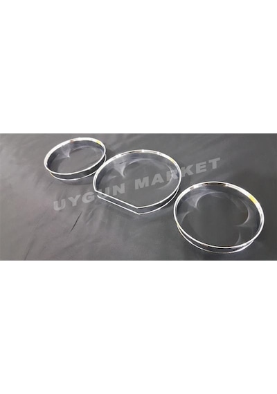 Mercedes Gösterge W124 Krom Kadran Halka W124 Gösterge Çerçeve...