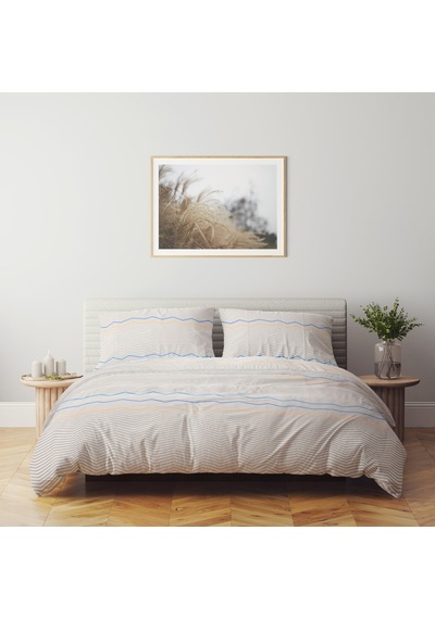 Cotton Collection Çift Kişilik Nevresim Takımı Clair Çok Renkli