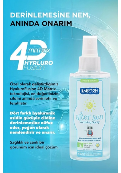 Güneş Sonrası Rahatlatıcı Bakım Spreyi 200 Ml