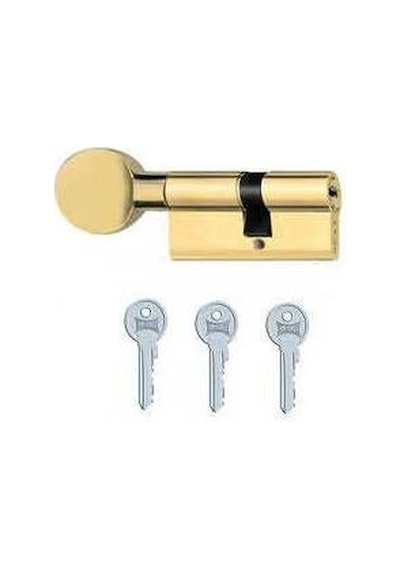 Kale Kilit 164 Gm Standart Silindir Mandallı Barel - Sarı 68 Mm