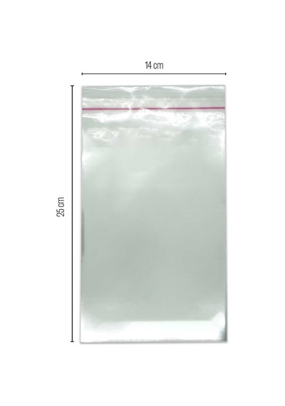 14X25 Bantlı Opp Parlak-Şeffaf Jelatin 1000 Adet