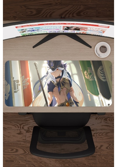 Cyno Genshin Impact Anime Gacha V3 - 70x30 Xl Gaming Mouse Pad Fare Altlığı