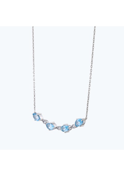 Altınbaş Pırlanta Mavi Topaz Oval Kolye Pnf030btk14-1