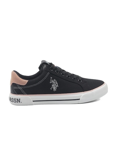 U.S. Polo Assn. U.s.polo Assn.rachel 6fx Siyah Keten Comfort Casual Spor Ayakkabısı Siyah