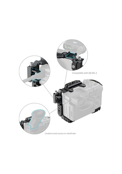 Smallrig 5590 Sony Fx2 İçin Pil Plakalı Gelişmiş Kafes Kiti