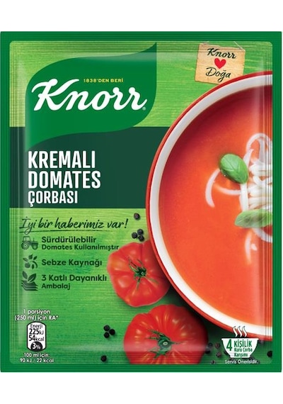 Knorr Çorba Kremalı Domates 12 x 69 G
