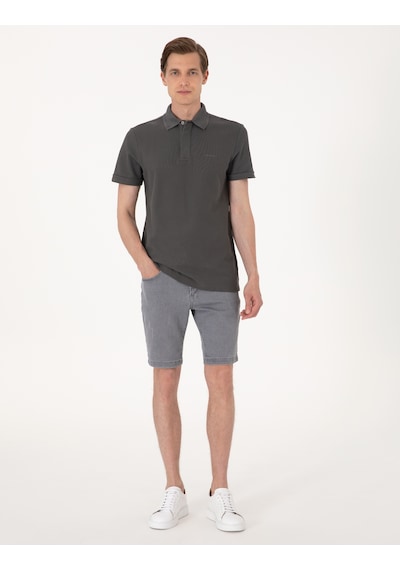 Pierre Cardin Erkek Gri Tişört Basic 50306154-vr024 Gri