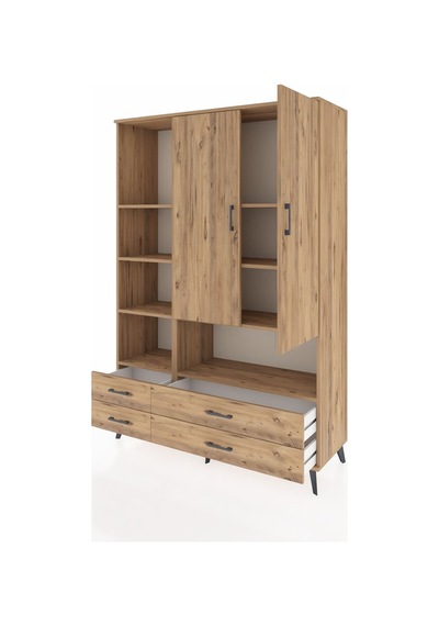 Hyperion Dolap 8 Raflı 4 Çekmeceli 2 Kapaklı 132x44x195 Çam-çam/çam Atlas Çam/atlas Çam - Atlas Çam Hyperion Dolap 8 Raflı 4 Çekmeceli 2 Kapaklı 132x44x195 Çam-çam/çam Atlas Çam/atlas Çam - Atlas Çam