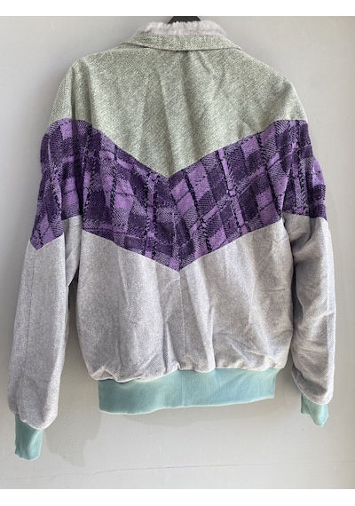 Unisex Aztek Retro Bomber Oversize Desenli Vintage Ceket Ymeg4 Çok Renkli