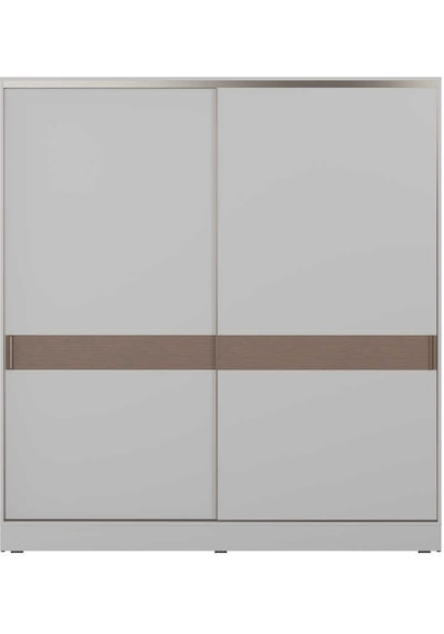 Milano Sürgülü Gardırop - Vizon/zebra 207x223x60 Cm