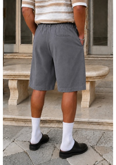 Cool Tarz Erkek Yıkamalı Tensel Baggy Bermuda Şort Bol Kesim Diz Boyu Cepli Yazlık Şort Füme Füme Cool Tarz Erkek Yıkamalı Tensel Baggy Bermuda Şort Bol Kesim Diz Boyu Cepli Yazlık Şort Füme Füme