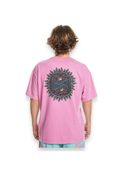 Quiksilver Eqyzt07653 Spin Cycle Ss Pembe Erkek T-shirt Pembe